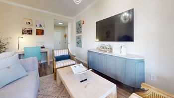 Upgraded plank flooring in select homes